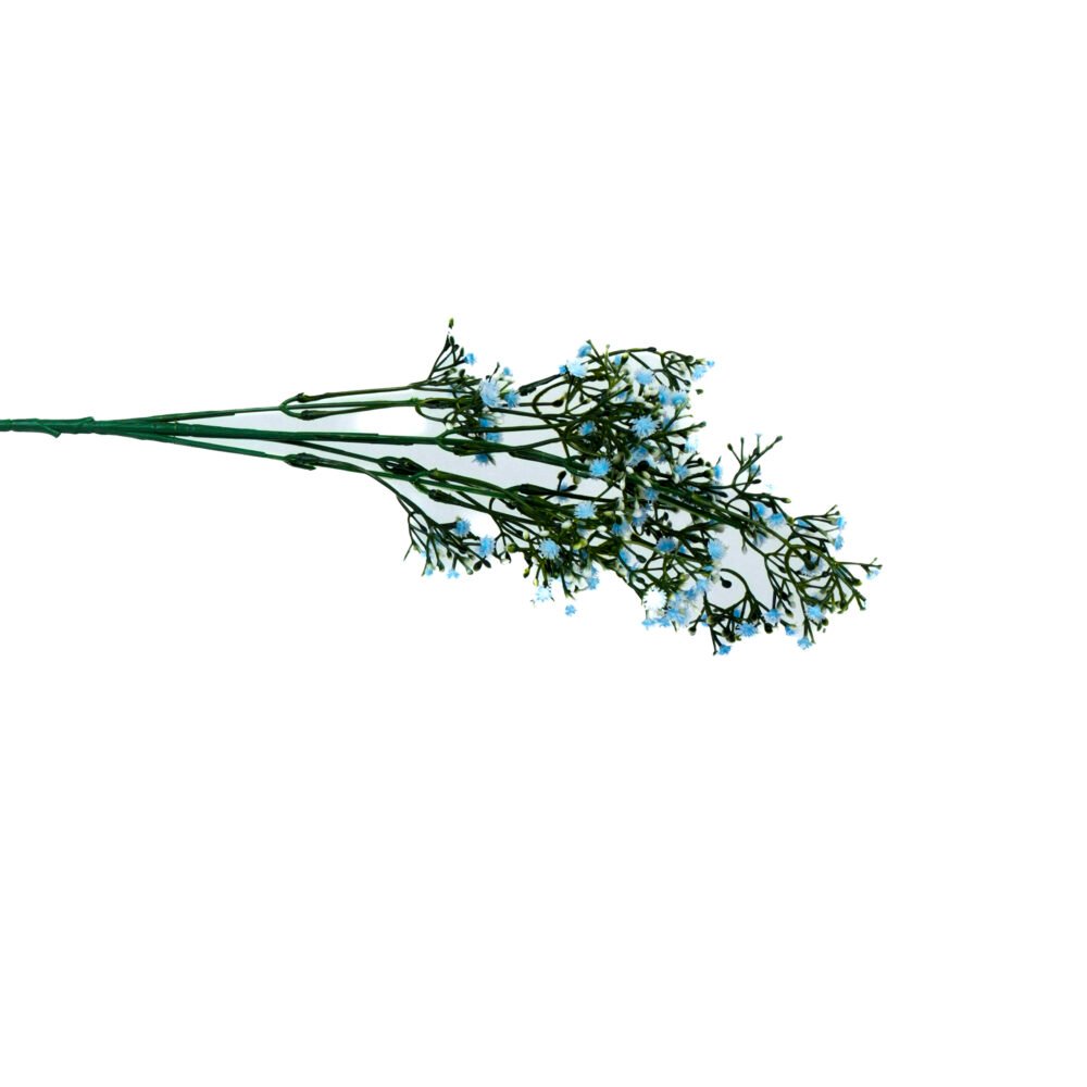 Artificial Baby Spread Flower Bunch - Blue