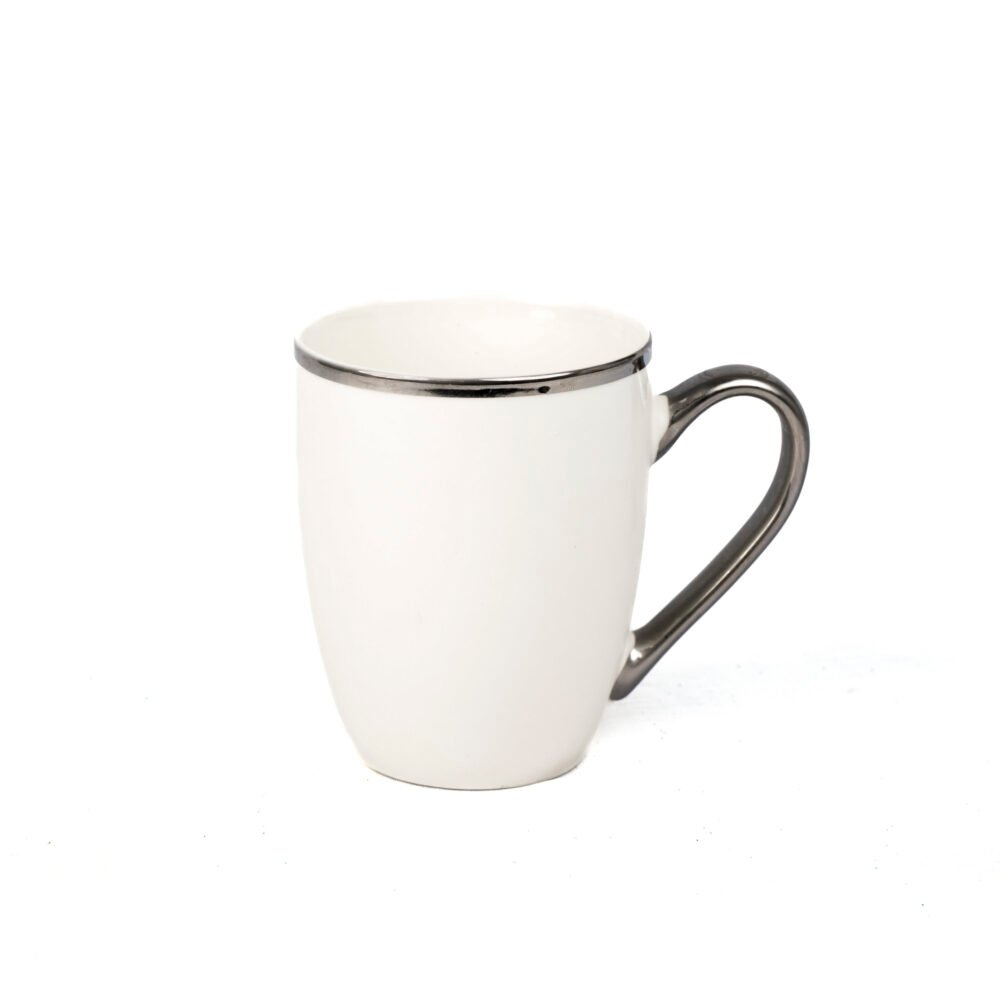 Classic Platinum Line Ivory Mug