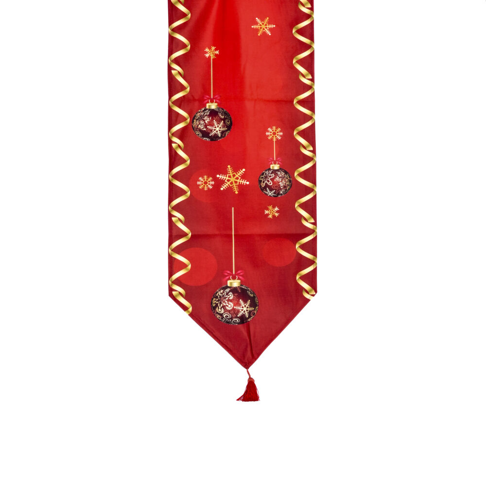 Christmas Decoration Table Runner - Festive Merry Christmas Home Decor Runner Design 08