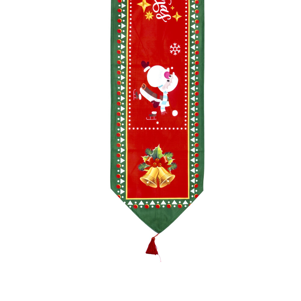 Christmas Decoration Table Runner - Festive Merry Christmas Home Decor Runner Design 07