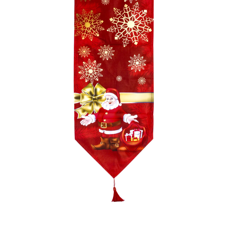 Christmas Decoration Table Runner - Festive Merry Christmas Home Decor Runner Design 04