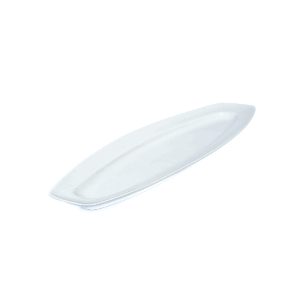 The Classic White Ceramic Oval Fish Platter | Elegant Serving Tray for Seafood & More