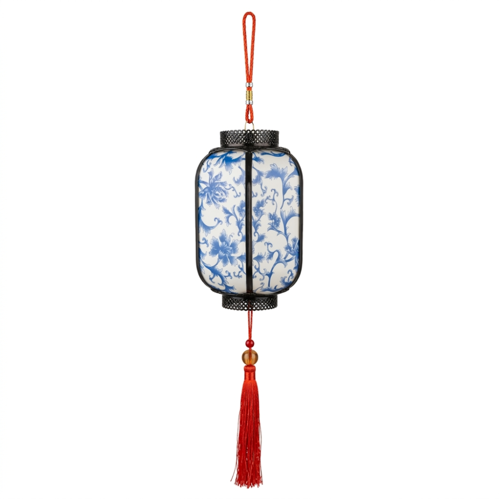 Vesak Decoration Hanging Lantern - Floral Design