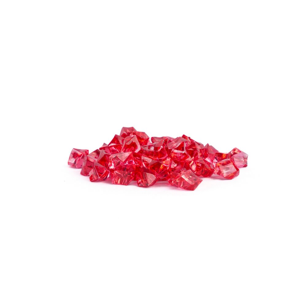 Crystal Glow Ruby Red Decorative Stones