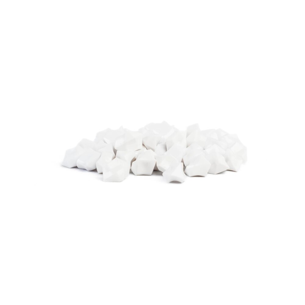 Crystal Glow Pearl White Decorative Stones