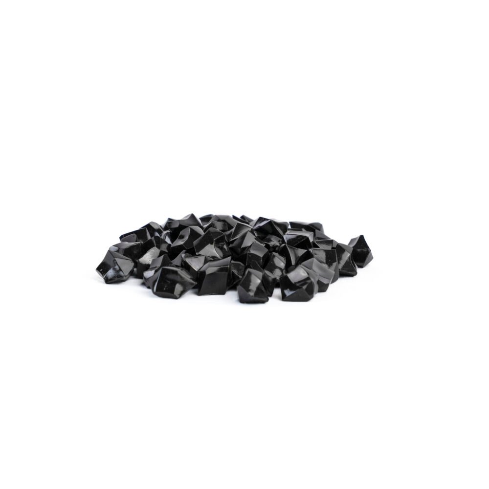 Crystal Glow Charcoal Black Decorative Stones