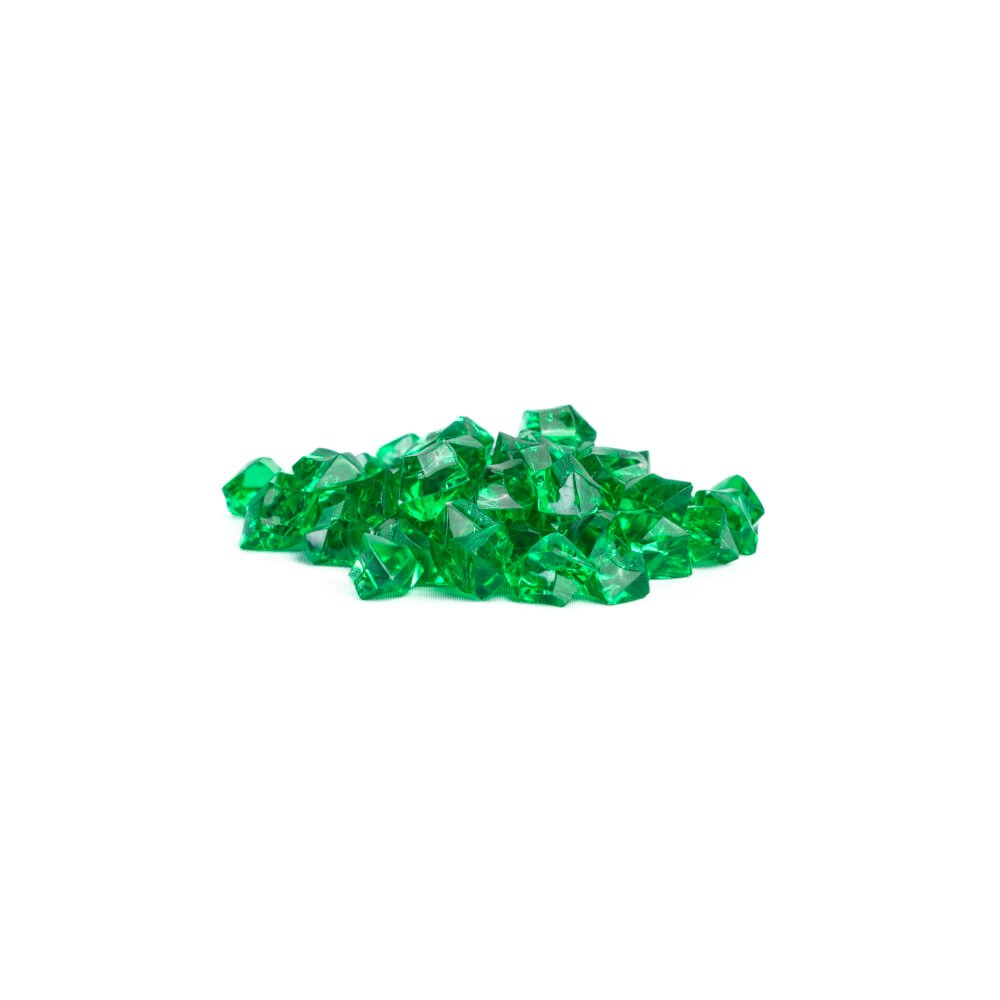 Crystal Glow Bottle Green Decorative Stones