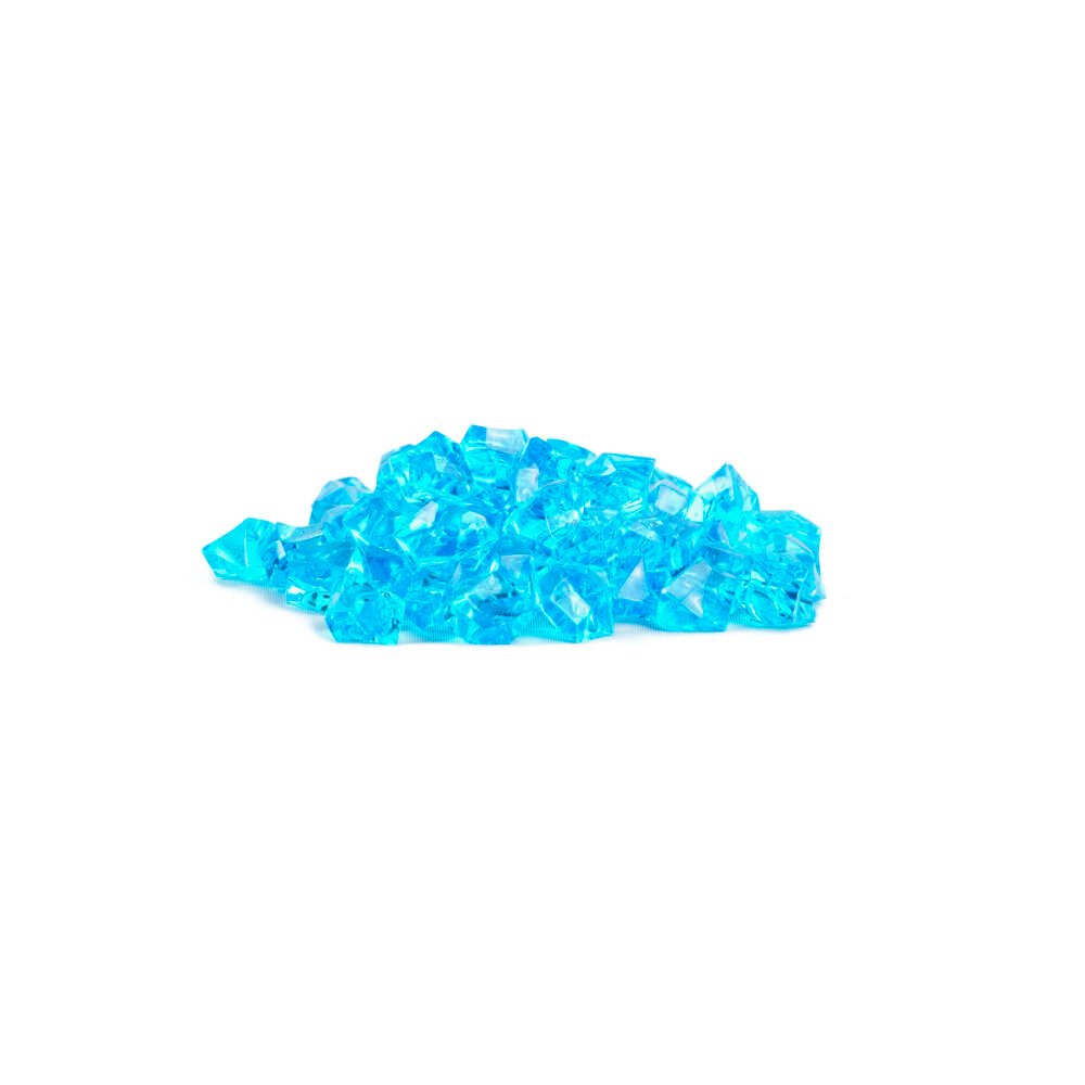 Crystal Glow Sky Blue Decorative Stones