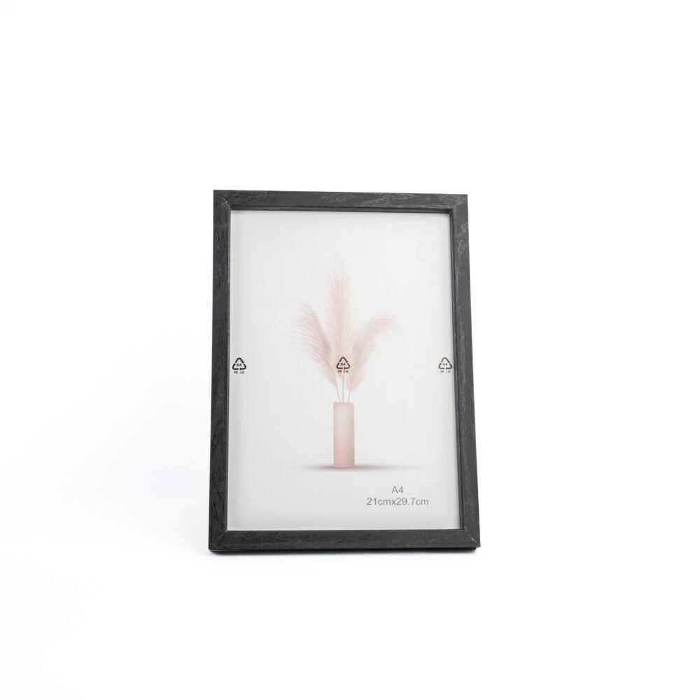 Wooden Photo Frame - A4 size ( Black )