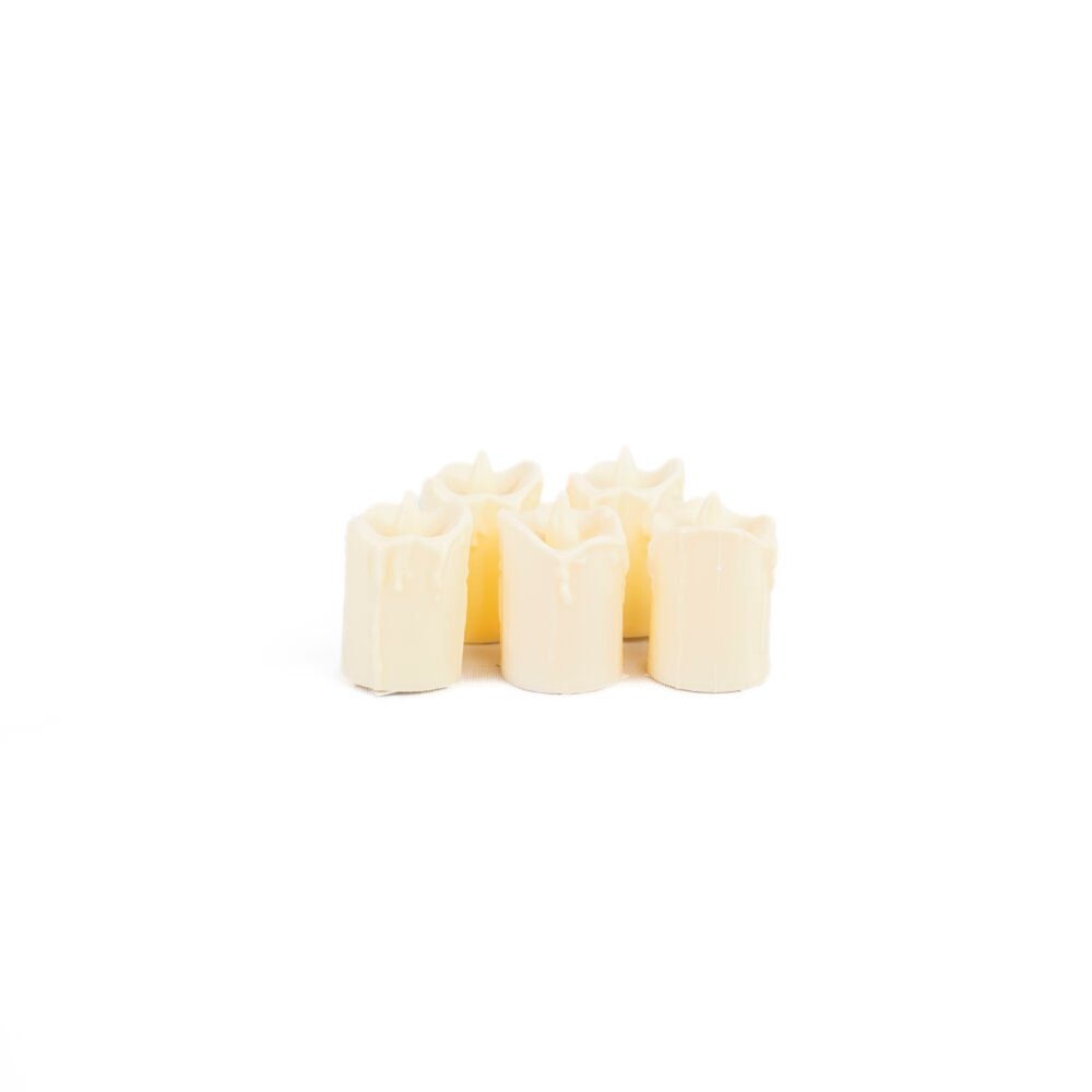 Mini LED Candle - Wax Candle Design 5 Pcs