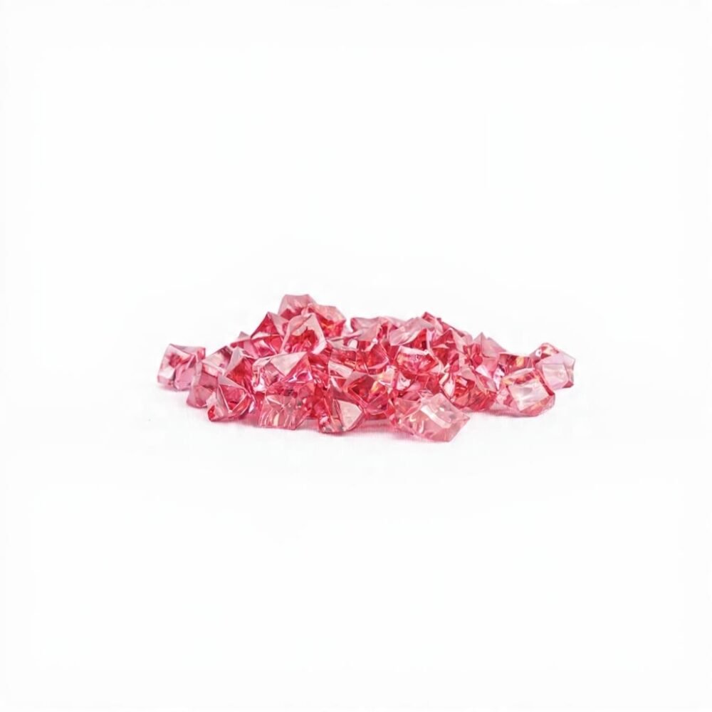 Crystal Glow Cherry Red Decorative Stones