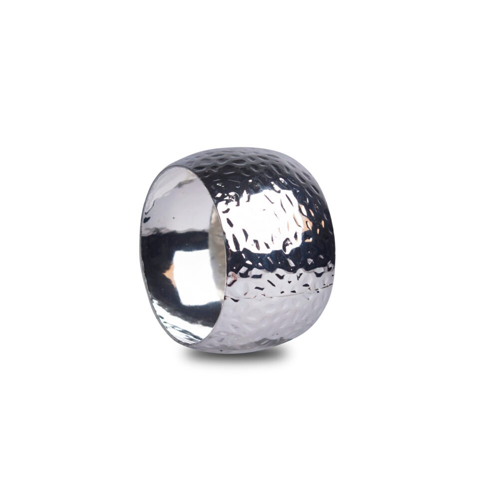 Napkin Rings - Silver Design 4