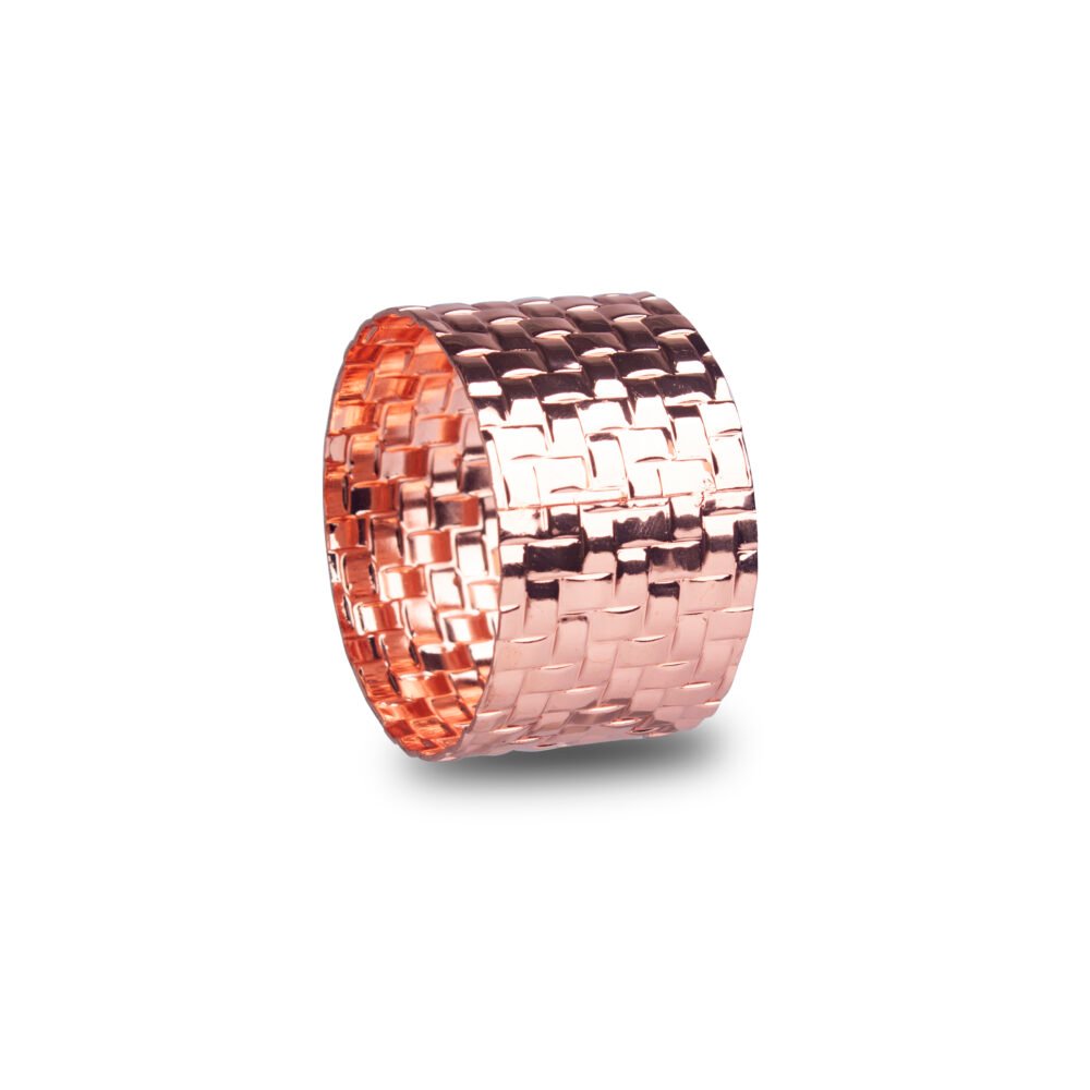 Napkin Rings - Rose Gold Design 5