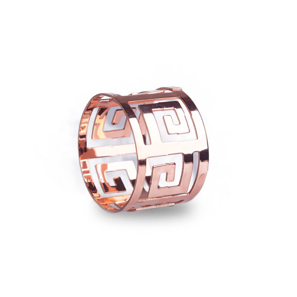 Napkin Rings - Rose Gold Design 4