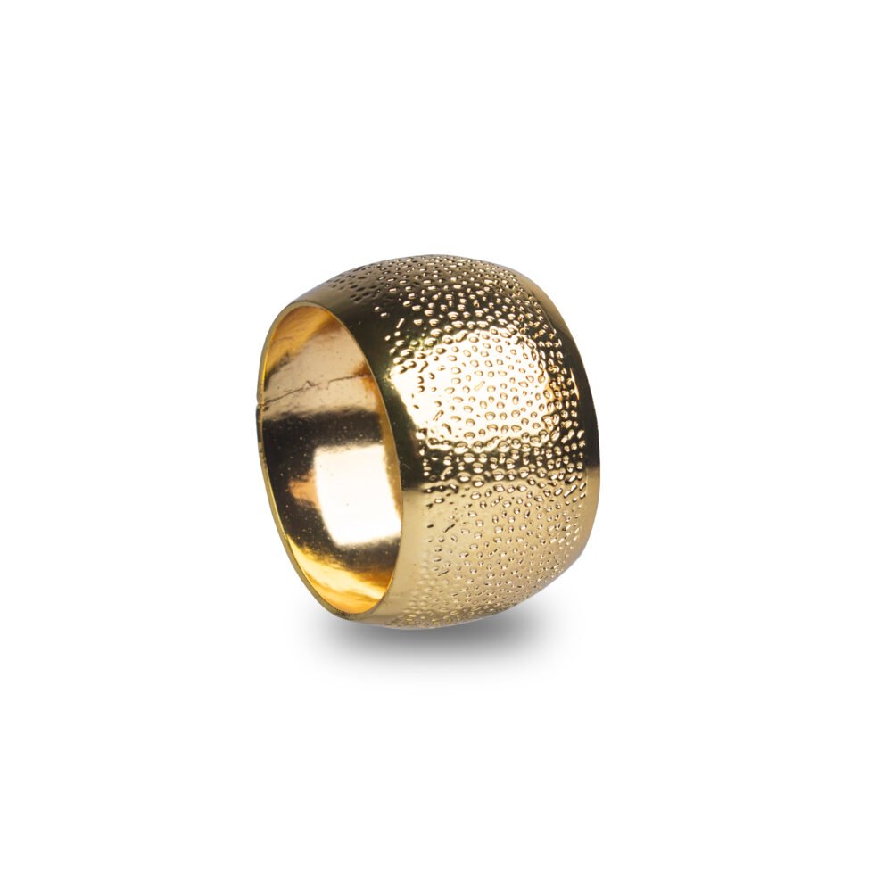Napkin Rings - Gold Design 3