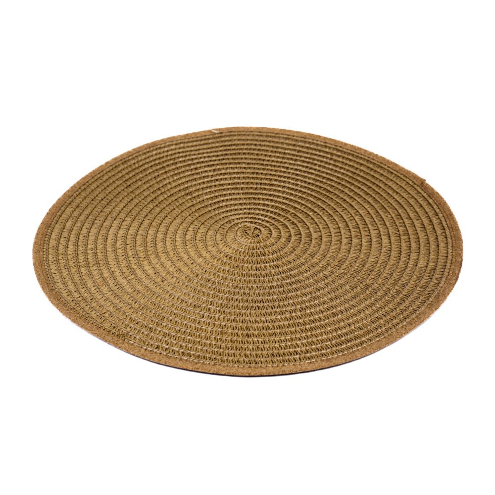 Table Mats Woven Placematt Round Brown