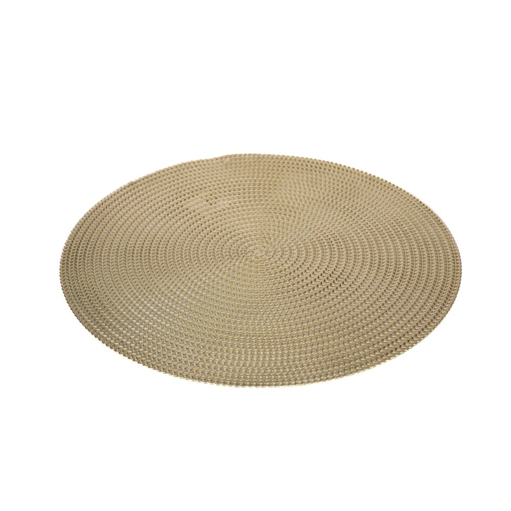 Table Mats Shine Placematt Round Design Gold